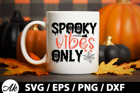 Spooky vibes only svg SVG akazaddesign 