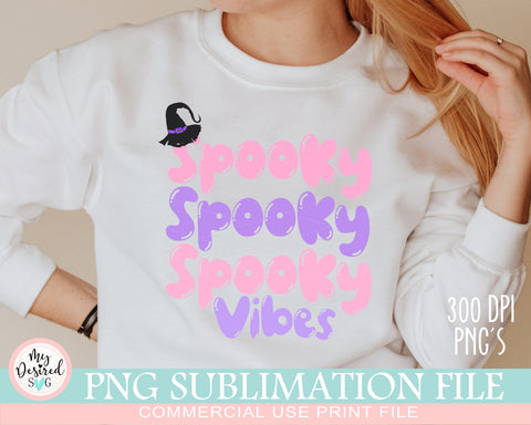 Spooky Vibes Png, Halloween Png, hocus pocus png, Spooky, Spooky Vibes Boo, cute halloween Png, Fall Spooky Png, Halloween Sublimation Design Sublimation MyDesiredSVG 