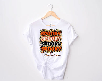 Spooky Vibes PNG,Sublimation Digital Download, Halloween sublimation, Cheetah Spooky designs, Boho Halloween png Sublimation sassyprint 