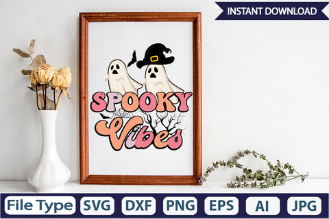 spooky vibes Sublimation Design Sublimation DesignPlante 503 