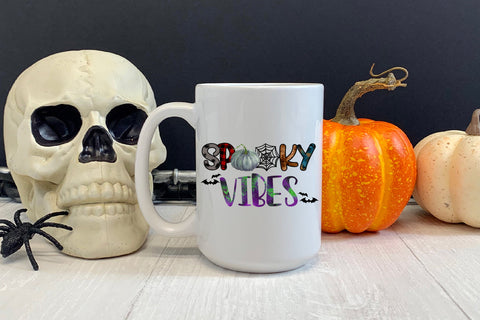 Spooky Vibes Sublimation I Halloween Sublimation Designs Sublimation Happy Printables Club 