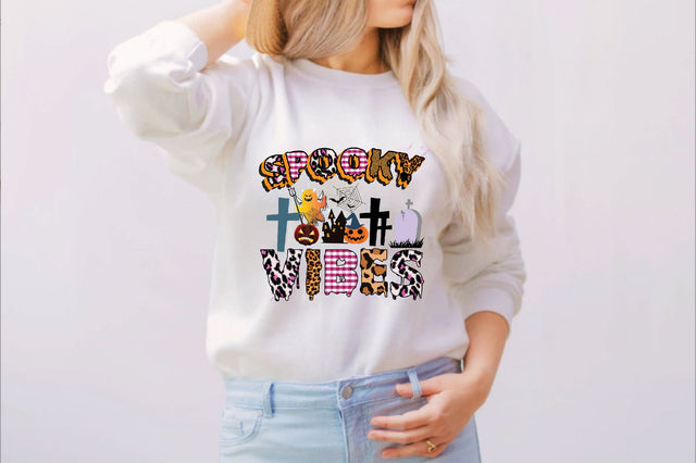 spooky vibes Sublimation SVGArt 