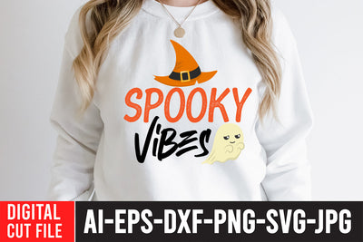 Spooky Vibes SVG Cut File SVG BlackCatsMedia 