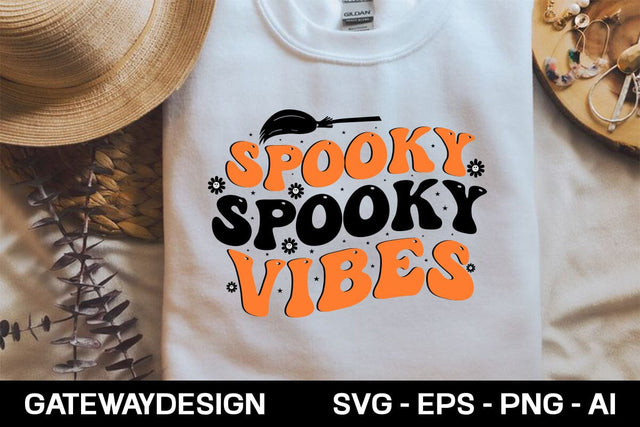 Spooky Vibes Svg Design SVG designmaster24 