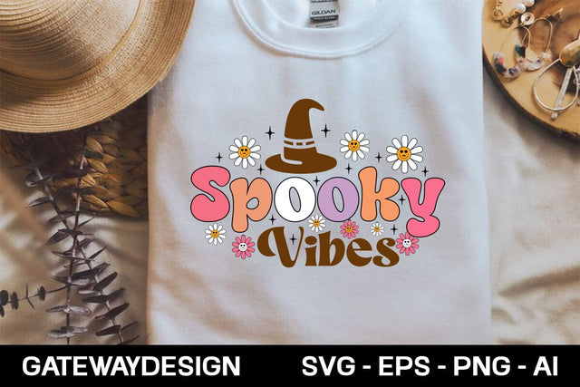 Spooky Vibes Svg Design SVG designmaster24 