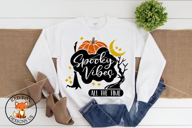 Spooky Vibes SVG PNG DXF SVG RedFoxDesignsUS 