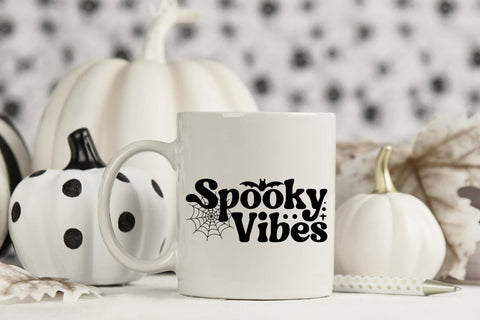 Spooky Vibes SVG, Retro Halloween SVG SVG CraftLabSVG 