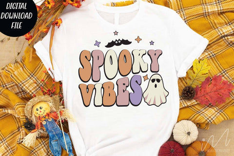 Spooky vibes svg, Spooky vibes t shirt, Spooky sweet shirt, Spooky Season Svg, Funny Halloween svg,Halloween gift shirt, Halloween cricut SVG Isabella Machell 