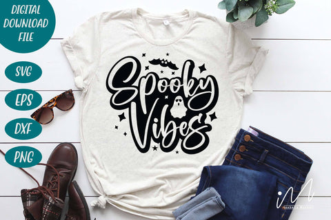 Spooky vibes svg, Spooky vibes t shirt, Spooky sweet shirt, Spooky Season Svg, Funny Halloween svg,Halloween gift shirt, Halloween cricut SVG Isabella Machell 