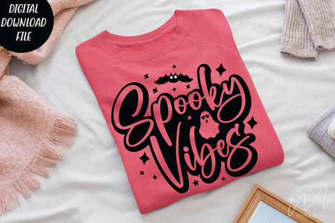 Spooky vibes svg, Spooky vibes t shirt, Spooky sweet shirt, Spooky Season Svg, Funny Halloween svg,Halloween gift shirt, Halloween cricut SVG Isabella Machell 