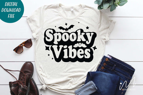 Spooky vibes svg, Spooky vibes t shirt, Spooky sweet shirt, Spooky Season Svg, Funny Halloween svg,Halloween gift shirt, Halloween cricut SVG Isabella Machell 