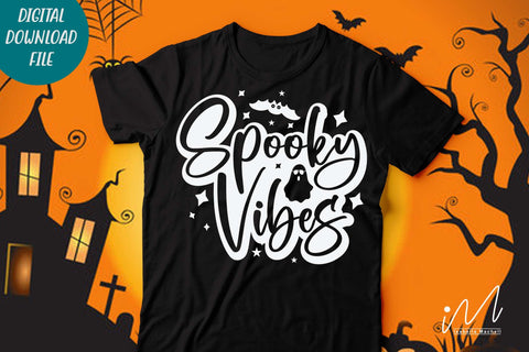 Spooky vibes svg, Spooky vibes t shirt, Spooky sweet shirt, Spooky Season Svg, Funny Halloween svg,Halloween gift shirt, Halloween cricut SVG Isabella Machell 