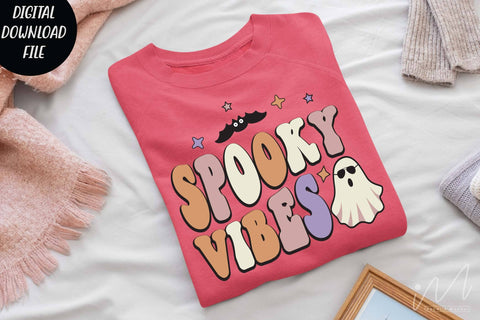 Spooky vibes svg, Spooky vibes t shirt, Spooky sweet shirt, Spooky Season Svg, Funny Halloween svg,Halloween gift shirt, Halloween cricut SVG Isabella Machell 