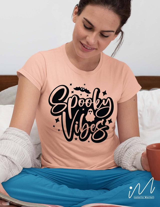 Spooky vibes svg, Spooky vibes t shirt, Spooky sweet shirt, Spooky Season Svg, Funny Halloween svg,Halloween gift shirt, Halloween cricut SVG Isabella Machell 
