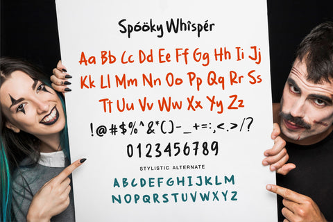 Spooky Whisper Font Allouse.Studio 