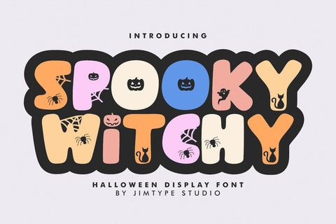 Spooky Witchy - Halloween Font - Spooky Font Font Jimtype Studio 