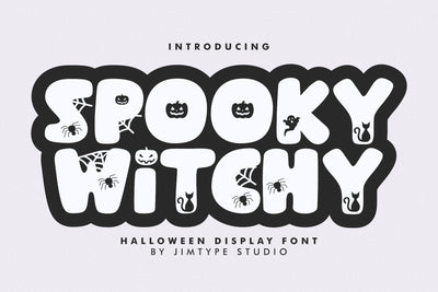 Spooky Witchy - Halloween Font - Spooky Font Font Jimtype Studio 