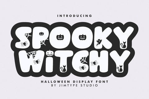Spooky Witchy - Halloween Font - Spooky Font Font Jimtype Studio 