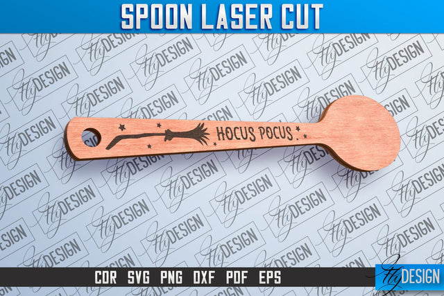 Spoon Laser Cut SVG Design | Kitchen Design | Home SVG v.1 SVG Fly Design 