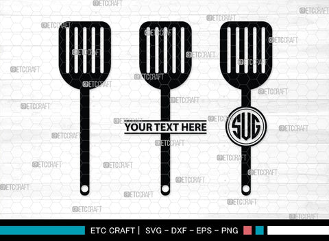 Spoon Monogram, Spoon Silhouette, Spoon SVG, Spatula Svg, Fork And Spoon Svg, Fork Svg, SB00175 SVG ETC Craft 