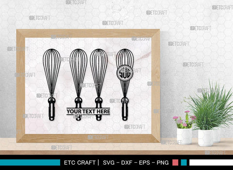 Spoon Monogram, Spoon Silhouette, Spoon SVG, Spatula Svg, Fork And Spoon Svg, Fork Svg, SB00175 SVG ETC Craft 