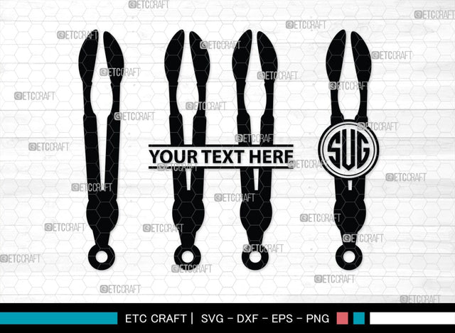 Spoon Monogram, Spoon Silhouette, Spoon SVG, Spatula Svg, Fork And Spoon Svg, Fork Svg, SB00175 SVG ETC Craft 