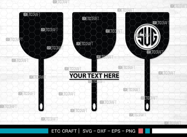Spoon Monogram, Spoon Silhouette, Spoon SVG, Spatula Svg, Fork And Spoon Svg, Fork Svg, SB00175 SVG ETC Craft 