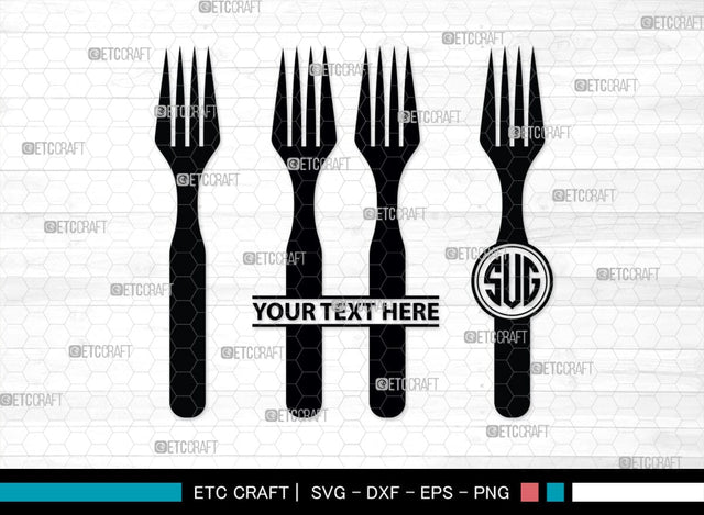 Spoon Monogram, Spoon Silhouette, Spoon SVG, Spatula Svg, Fork And Spoon Svg, Fork Svg, SB00175 SVG ETC Craft 