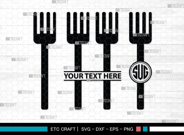 Spoon Monogram, Spoon Silhouette, Spoon SVG, Spatula Svg, Fork And Spoon Svg, Fork Svg, SB00175 SVG ETC Craft 