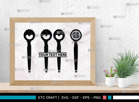 Spoon Monogram, Spoon Silhouette, Spoon SVG, Spatula Svg, Fork And Spoon Svg, Fork Svg, SB00175 SVG ETC Craft 