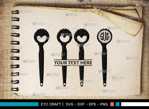 Spoon Monogram, Spoon Silhouette, Spoon SVG, Spatula Svg, Fork And Spoon Svg, Fork Svg, SB00175 SVG ETC Craft 