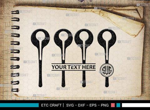 Spoon Monogram, Spoon Silhouette, Spoon SVG, Spatula Svg, Fork And Spoon Svg, Fork Svg, SB00175 SVG ETC Craft 