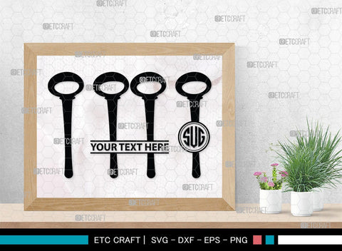 Spoon Monogram, Spoon Silhouette, Spoon SVG, Spatula Svg, Fork And Spoon Svg, Fork Svg, SB00175 SVG ETC Craft 