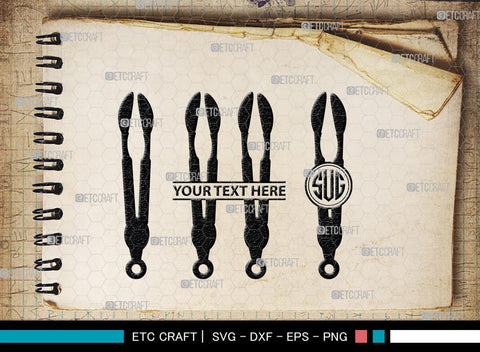 Spoon Monogram, Spoon Silhouette, Spoon SVG, Spatula Svg, Fork And Spoon Svg, Fork Svg, SB00175 SVG ETC Craft 