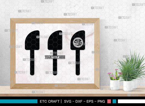 Spoon Monogram, Spoon Silhouette, Spoon SVG, Spatula Svg, Fork And Spoon Svg, Fork Svg, SB00175 SVG ETC Craft 