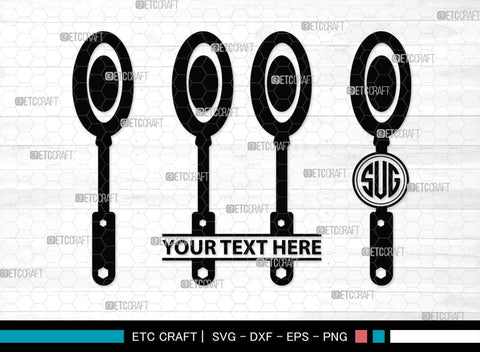 Spoon Monogram, Spoon Silhouette, Spoon SVG, Spatula Svg, Fork And Spoon Svg, Fork Svg, SB00175 SVG ETC Craft 