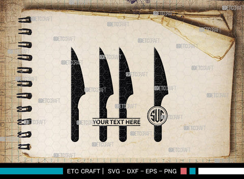 Spoon Monogram, Spoon Silhouette, Spoon SVG, Spatula Svg, Fork And Spoon Svg, Fork Svg, SB00175 SVG ETC Craft 