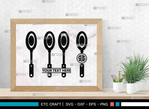 Spoon Monogram, Spoon Silhouette, Spoon SVG, Spatula Svg, Fork And Spoon Svg, Fork Svg, SB00175 SVG ETC Craft 