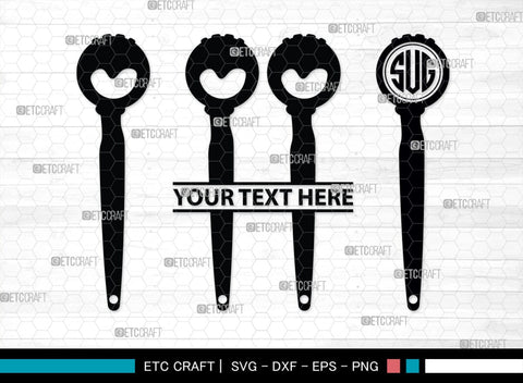 Spoon Monogram, Spoon Silhouette, Spoon SVG, Spatula Svg, Fork And Spoon Svg, Fork Svg, SB00175 SVG ETC Craft 