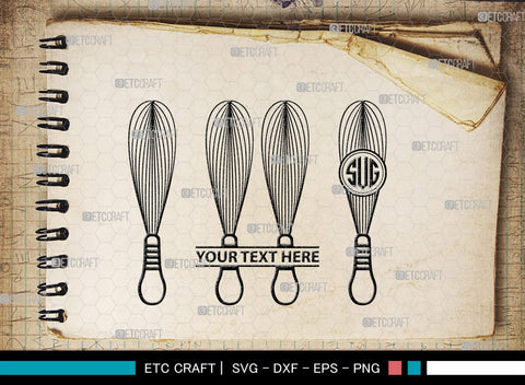 Spoon Monogram, Spoon Silhouette, Spoon SVG, Spatula Svg, Fork And Spoon Svg, Fork Svg, SB00175 SVG ETC Craft 