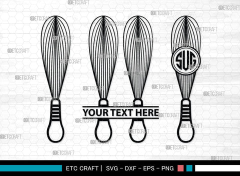 Spoon Monogram, Spoon Silhouette, Spoon SVG, Spatula Svg, Fork And Spoon Svg, Fork Svg, SB00175 SVG ETC Craft 