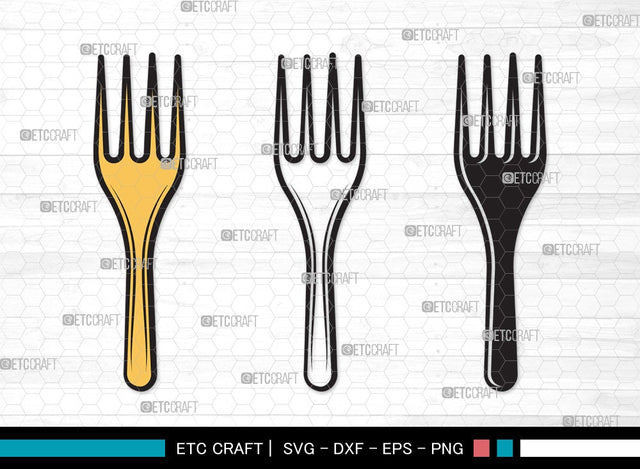 Spoon SVG | Fork Svg | Knife Svg | Utensil Svg | Cutlery Svg | Spoon Clipart SVG ETC Craft 