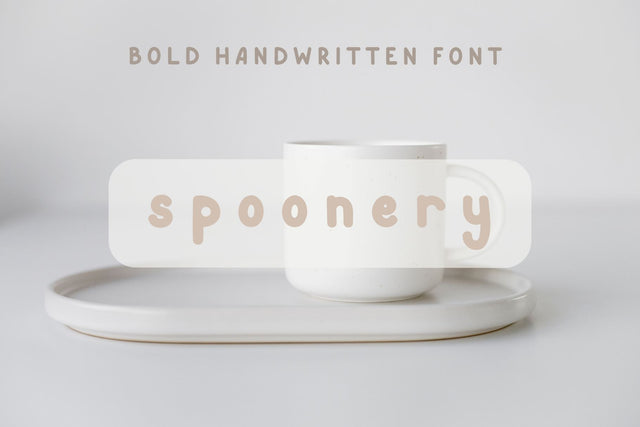 Spoonery Font Cotton White Studio 