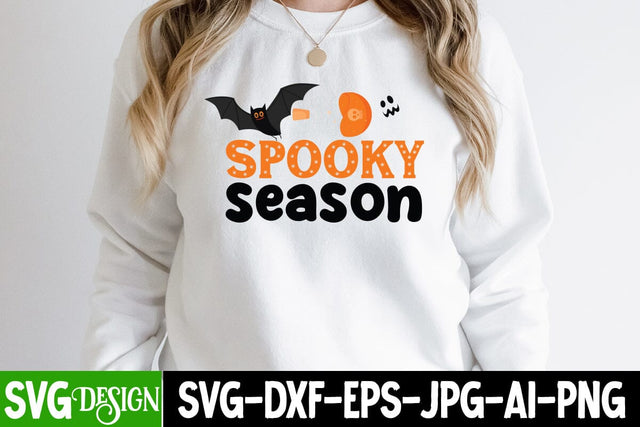 Spooy Season SVG Cut File, Spooy Season Sublimation Design, Halloween SVG Design, Halloween Quotes, Halloween Sublimation Design, Halloween Saying SVG Cut File, Halloween SVG Cut File SVG BlackCatsMedia 