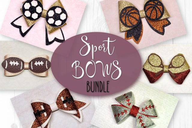 Sport bows bundle SVG ArtiCuties 