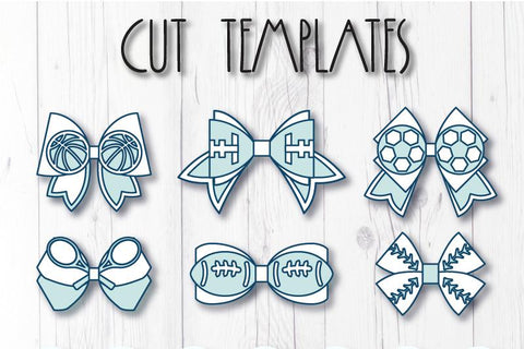 Sport bows bundle SVG ArtiCuties 