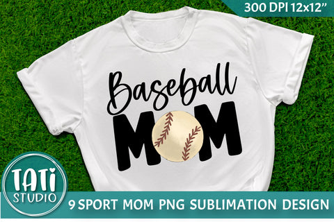 Sport Mom Sublimation Bundle PNG Sublimation TatiStudio 