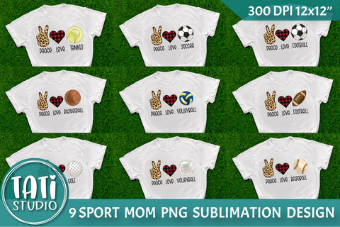 Sport Mom Sublimation Bundle PNG Sublimation TatiStudio 