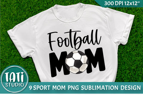 Sport Mom Sublimation Bundle PNG Sublimation TatiStudio 