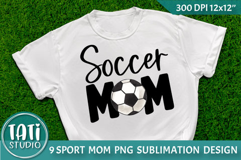 Sport Mom Sublimation Bundle PNG Sublimation TatiStudio 